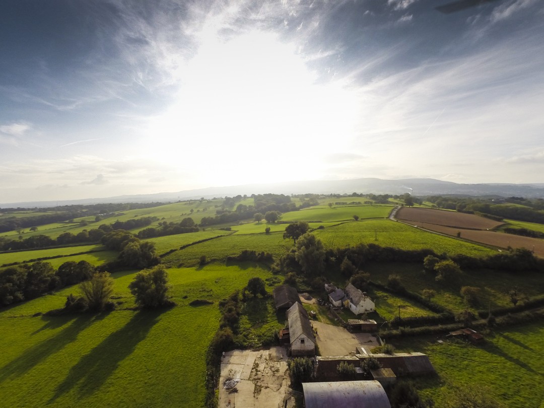 Farm Development Cwmbran Aerial Photography Wales