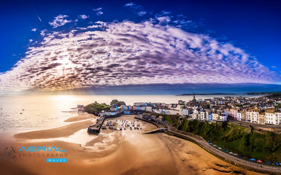 Tenby – South Wales. Aerial Photography Wales