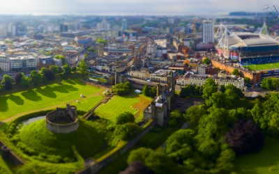 Aerial Filming in Cardiff Castle – Aerial Photography Wales
